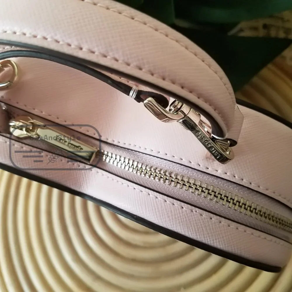 Tik Tok viral!!!  Kate Spade NWT Heart Love Shack Crossbody Chalk Light Pink - Picture 13 of 13